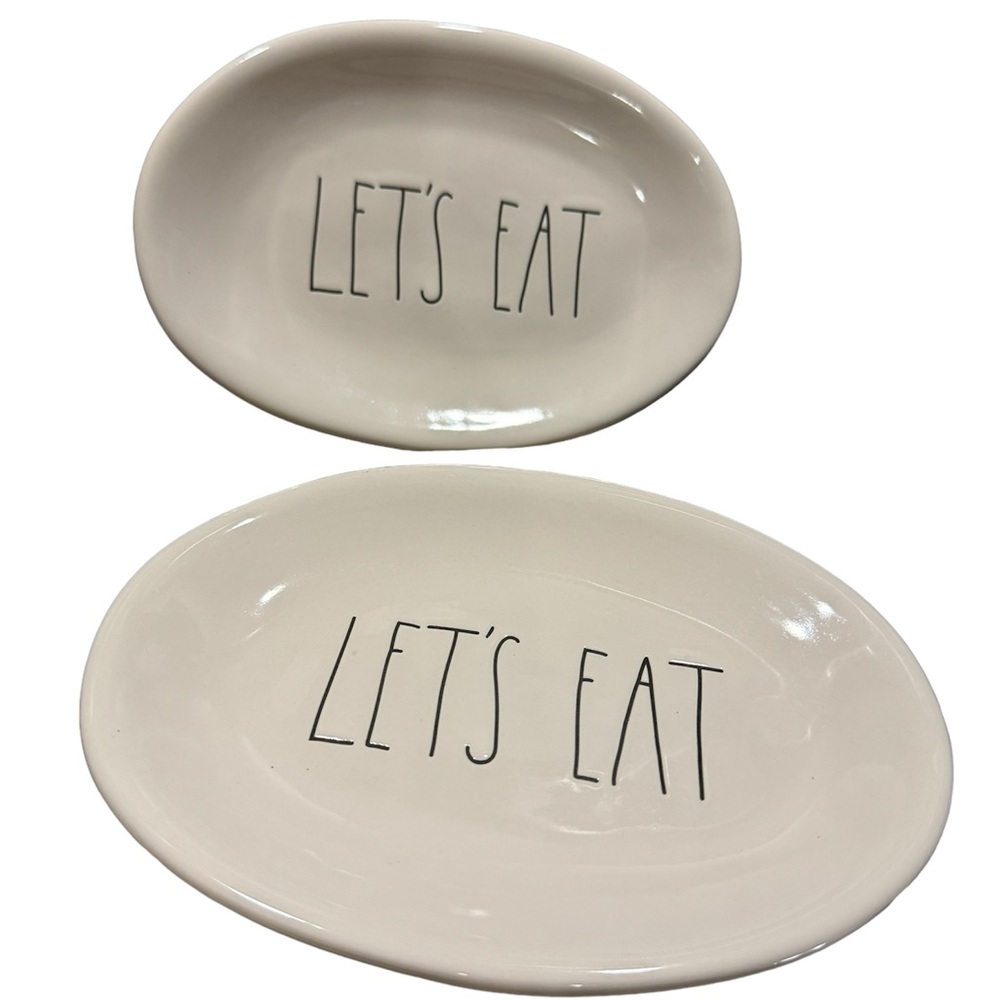 Rae Dunn set of 2 small plates. NWOT